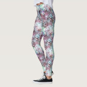 Tiener Modern Roze Roze Blauw Grijs Grijs Pastel L Leggings (Links)