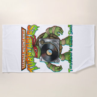 tiener mutant ninja draaitafel strandlaken