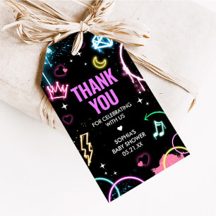 Tiener Neon Dertiende Verjaardag Party Favoriet Ta Cadeaulabel