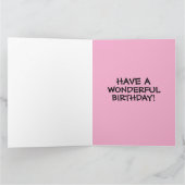 TIENER OF KLEIN MEISJE VERJAARDAG BALLON WENSKAART KAART (Binnen)