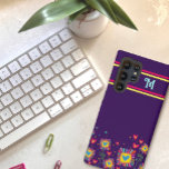 Tiener Paarse Monogram Leuk Bloemen Inspirivity Samsung Galaxy Hoesje<br><div class="desc">Deze vrolijke en kleurrijke telefooncel voor inspiratie is de perfecte aanvulling op uw telefoon. De leuke, pastelkleurige bloemen zijn perfect voor elke leeftijd. Voeg een initiaal toe om dit kleurrijke hoesje te personaliseren. Veel nieuwe telefoongevallen toegevoegd in mijn Zazzle-winkel. Voor meer van mijn dagelijkse inspirerend kunstwerk, controleer mijn Facebook en...</div>