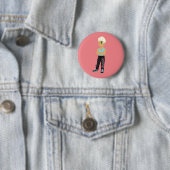 tiener paniekzweet ronde button 5,7 cm (In situ)