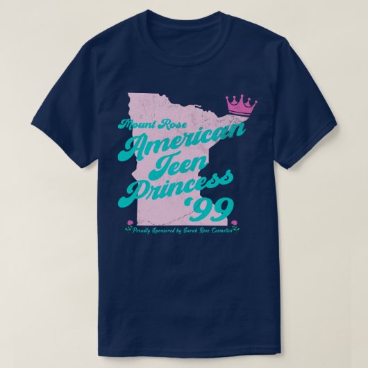 Tiener Prinses T-shirt (Design voorkant)