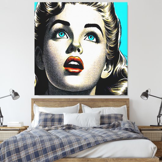 Tiener Romance Canvas Afdruk (Insitu (Slaapkamer))