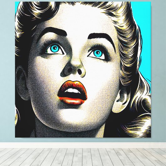 Tiener Romance Canvas Afdruk (Insitu (Houten vloer))