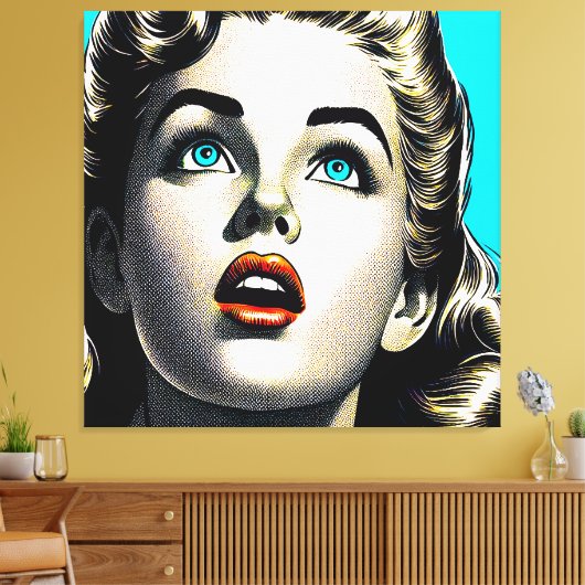 Tiener Romance Canvas Afdruk (Insitu (Woonkamer))