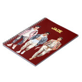 Tiener terug naar school notitieboek (Linkerzijde)