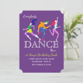 Tiener uitnodiging dansen (Staand voorkant)