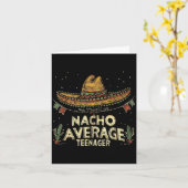 Tiener verjaardag - grappige cinco de mayo kaart (Gele Bloem)