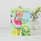 Tiener Verjaardag Kaart (Staand voorkant)