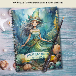 Tiener Zee heks spreuken boek Grimoire Notitieboek