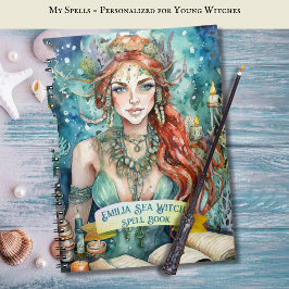 Tiener Zee heks spreuken boek Grimoire Notitieboek