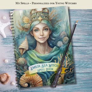 Tiener Zee heks spreuken boek Grimoire Notitieboek