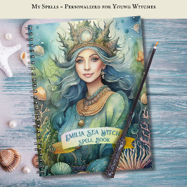 Tiener Zee heks spreuken boek Grimoire Notitieboek