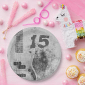 Tiener Zoon Verjaardag Grunge gitaar Papieren Bordje (Feest)