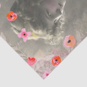  tienerbedekking voor roze kunstbloemen tissuepapier (Detail)