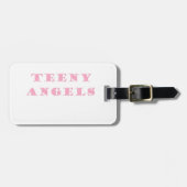 tienerengelen bagagelabel (Voorkant horizontaal)