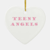 tienerengelen keramisch ornament (Voorkant)