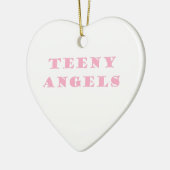 tienerengelen keramisch ornament (Links)