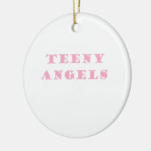 tienerengelen keramisch ornament (Links)