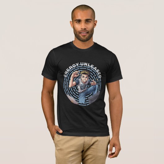 tienerjongen t-shirt (Voorkant volledig)
