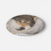 Tienerjongen van het 13e-jarig Wolf Papieren Bordje (Gekanteld)