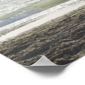 Tienermeisje speelt een turnspatje, mam poster (Hoek)