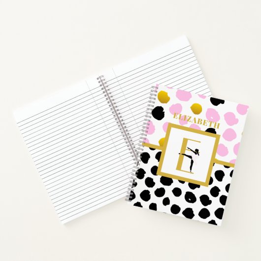 Tieners Ballerina Dansstappen Journaal Logboek Rec Notitieboek (Binnen)