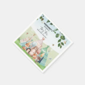 Tieners en Tiny Toes Papieren servetten (Hoek)