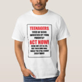 Tieners T-shirt (Voorkant)