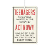 Tieners, verdacht van het worden van geharasseerd? luchtverfrisser (Voorkant)