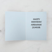 Tieners Verjaardag Kaart (Binnen)