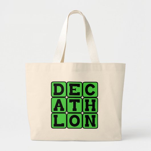 Tienkamp, baansporten grote tote bag (Voorkant)