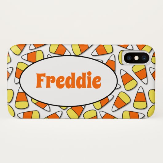 Tientallen Candy Corn en Naam van Persoon Case-Mate iPhone Case (Achterkant (horizontaal))