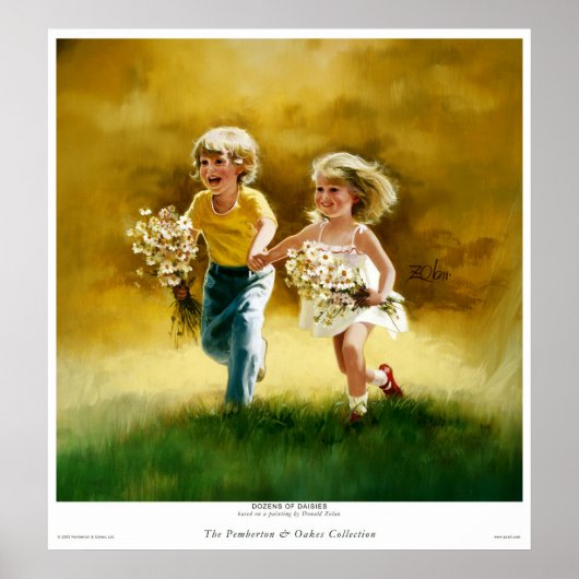 Tientallen Daisies Poster (Voorkant)