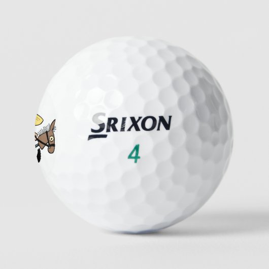 Tientallen Srixon Soft Feel golfballen "Bandit" on (Logo)