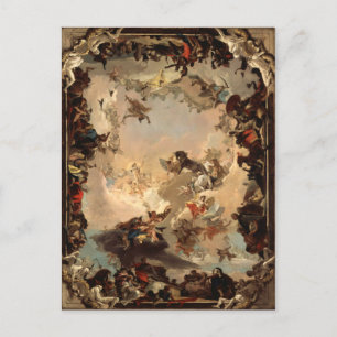 Tiepolo Allegory of the Planets and Continents Briefkaart