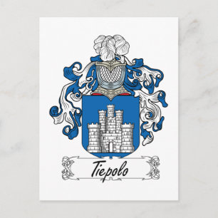 Tiepolo Family Crest Briefkaart