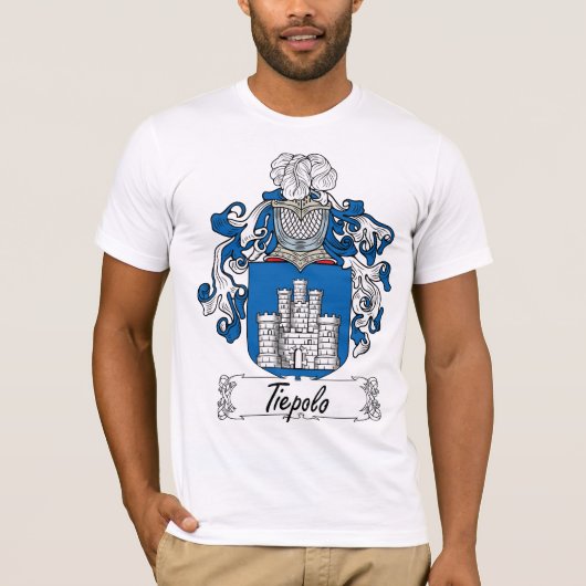 Tiepolo Family Crest T-shirt (Voorkant)