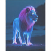 Tier Magie Leo Sticker (Voorkant)