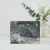 Tier Step Fontein Briefkaart (Staand voorkant)
