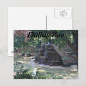 Tier Step Fontein Briefkaart (Voorkant / Achterkant)