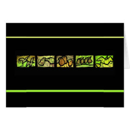 Tierce en Taille Vert Card