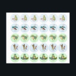 Tiere Kunterbunt Labels<br><div class="desc">Kunterbunte Muster</div>