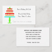 Tiered Bakery Cake Visitekaartje (Voorkant / Achterkant)