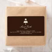 "Tiered Cake" Cake Box Label - Horizontaal (Insitu)