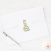 Tiered Floral Party Cake Sticker (Envelop)