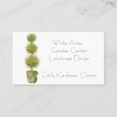 Tiered Topiary Plant Visitekaartje (Voorkant)