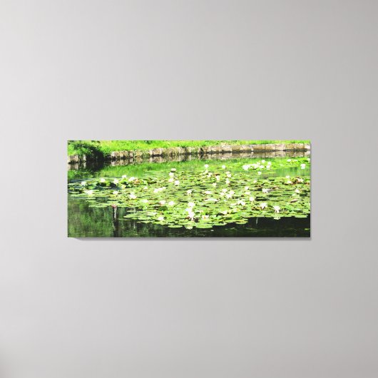 Tiergarten Water Lillies Canvas Afdruk (Voorkant)