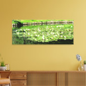 Tiergarten Water Lillies Canvas Afdruk (Insitu (Woonkamer))